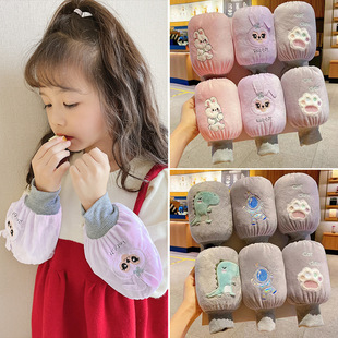 Children's Sleeve Boys' Girls' Baby Winter Baby Warm Sleeve Anti-freezing Anti-fouling Girls Cartoon Sleeve