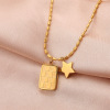 Fashionable pendant, chain for key bag  stainless steel, necklace, Amazon, wholesale