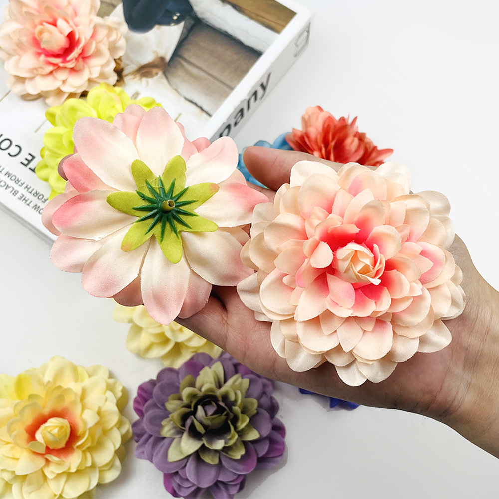 Simulación de flores de bodas decoración de flores de peonía pared de flores de loto DIY guirlandas de flores de pinzas de flores tocaduras de fotografía prop flores