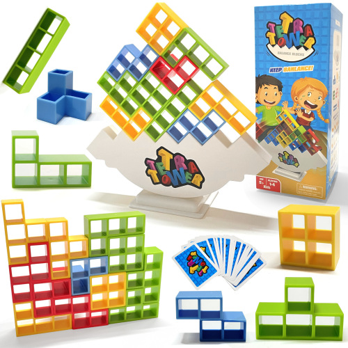 Cross-border balance game, swing, stack, Russian building blocks, Jenga, children's intellectual desktop toys