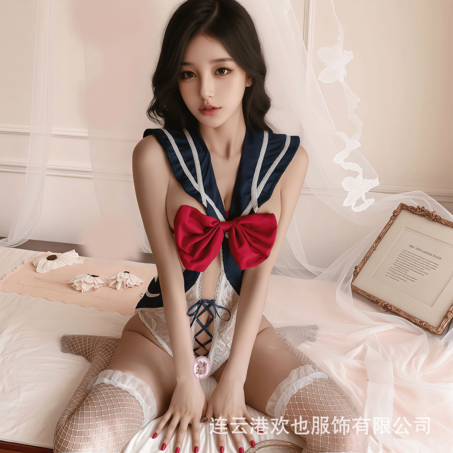 진한 파란색 + 흰색