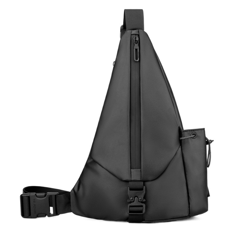Wepower nuevos hombres de gran capacidad pecho moda casual impermeable crossbody bolsa pequeña mochila
