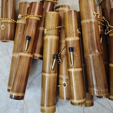 竹子水烟筒水过滤烟具烟斗大碌竹水烟竹节云南长短款便携过滤烟筒