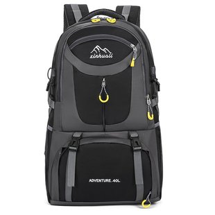 Capacious backpack, wear-resistant waterproof bag, universal luggage travel bag for hiking for walking