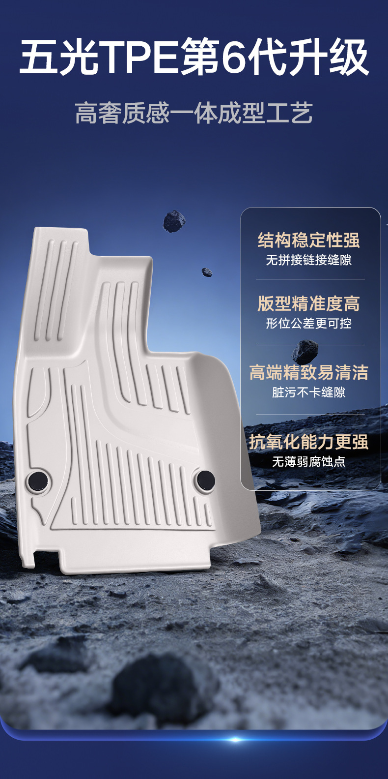Suitable for 26 models of Chery Fengyun A9, complete set of car interior decoration accessories, TPE full-cover floor mats, modification parts