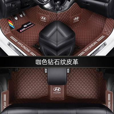 x35 Famous Figure Yuedong | Ayaqaltılar (Kovriklər) - standard-single-layer-threshold-diamond-brown