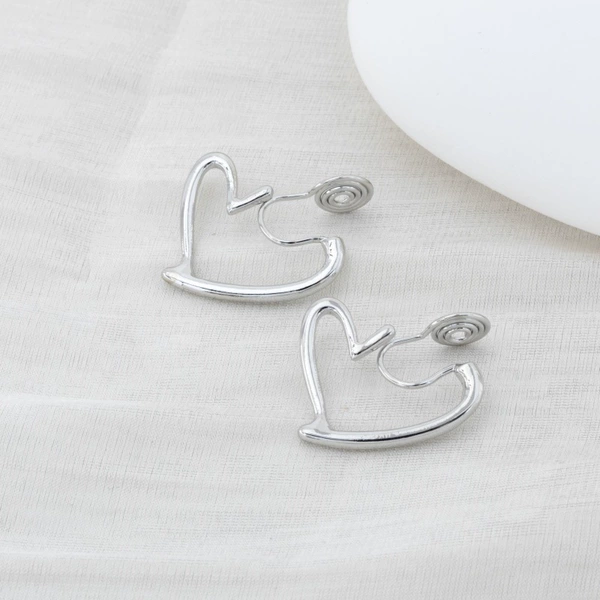 Silver mosquito coil, ear clips