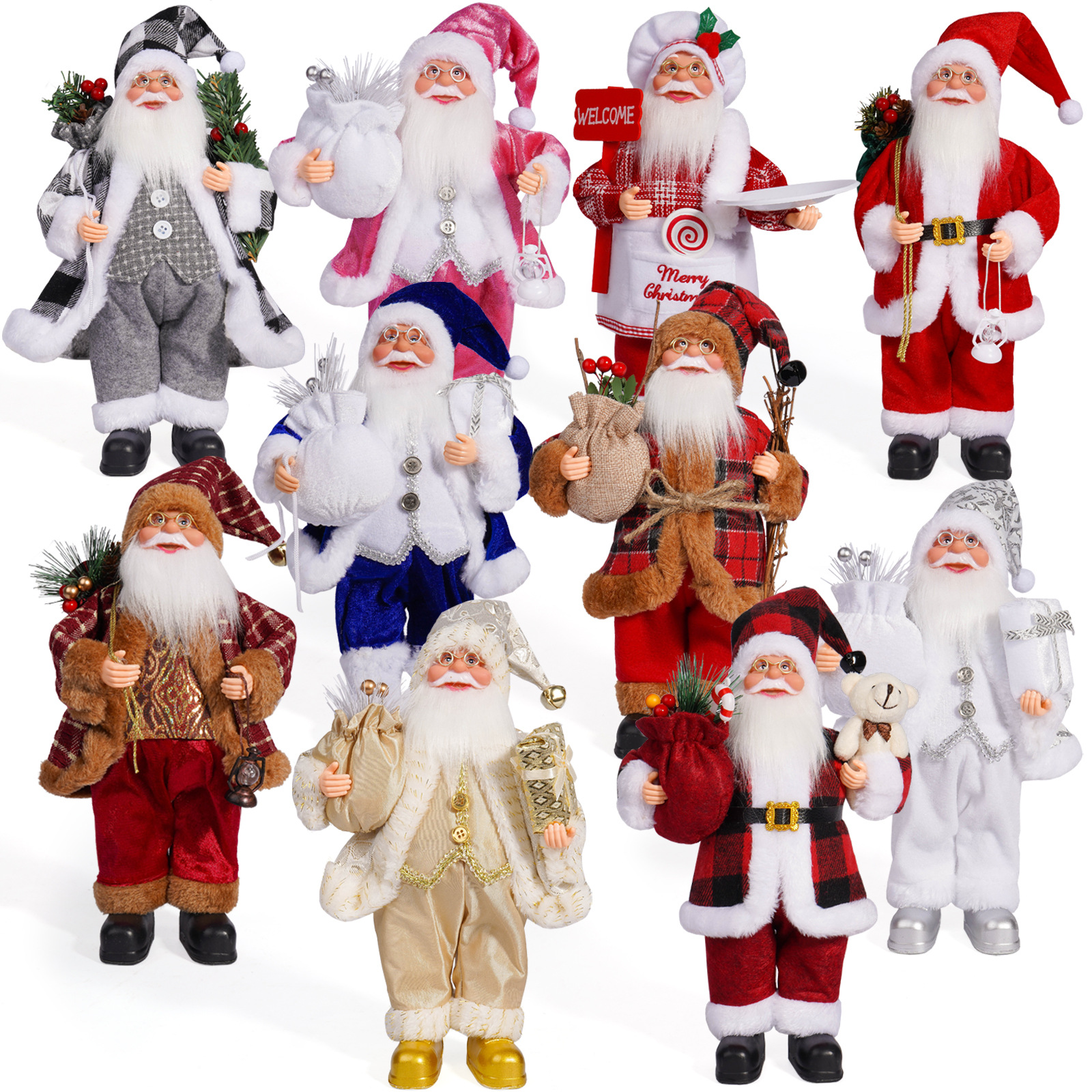 960g Weight Ornaments, Decorative Props Event & Party Supplies Decorative Supplies Classification 1 Piece Quantity Banquet, Party Occasion Christmas Festival Santa Claus Pattern Simple Style, Classic Style Style Christmas Simple Style Classic Style Santa Claus Banquet Party Ornaments Decorative Props 9