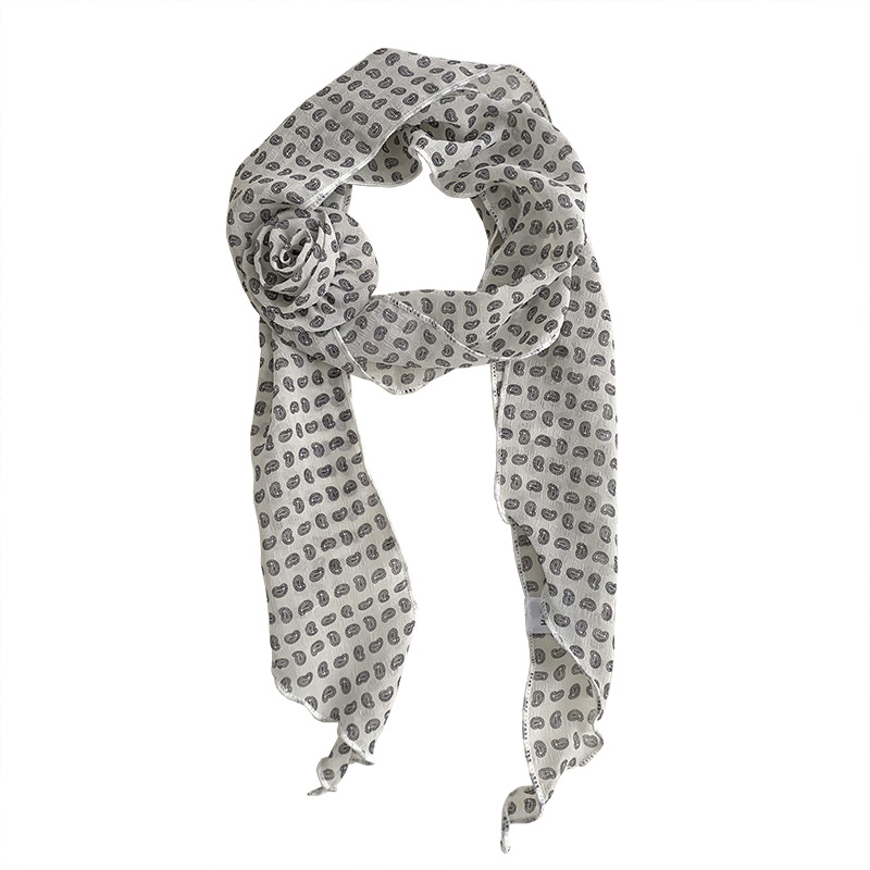 Bufanda de seda, banda larga, sentido de alta calidad, lunares, corbata delgada y estrecha, cinturón, bolso envuelto, cinturón para el cabello, cinta para el cabello, serpentina