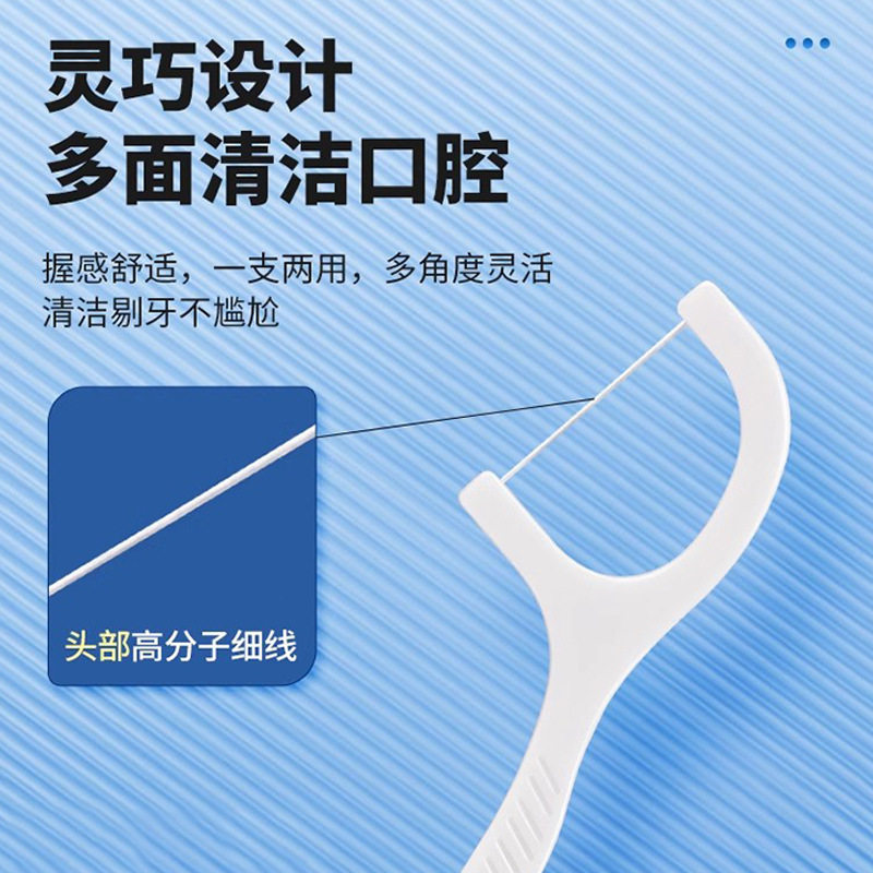 牙线便携式一次性饭店清理牙签随身便携独立包装牙线棒容量超细|undefined