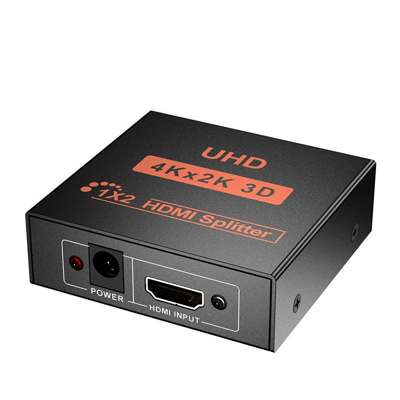 Cross -border explosion HDMI allocation device one point two computers one in two*2K video divisor 1 point 2 points frequency