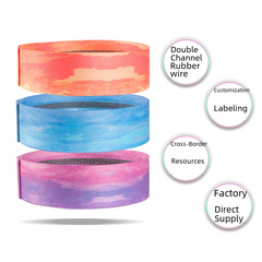 Sada Yoga Fitness Glute Bridge Resistance Band Exercise Hip Lift Glute Circle Yoga Circle Cotton Elastic Resistance Band