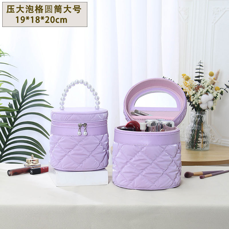 Nuevo estuche de maquillaje de burbujas, estuche de mano de alta calidad, estuche impermeable, bolsa de cosméticos portátil de gran capacidad al por mayor