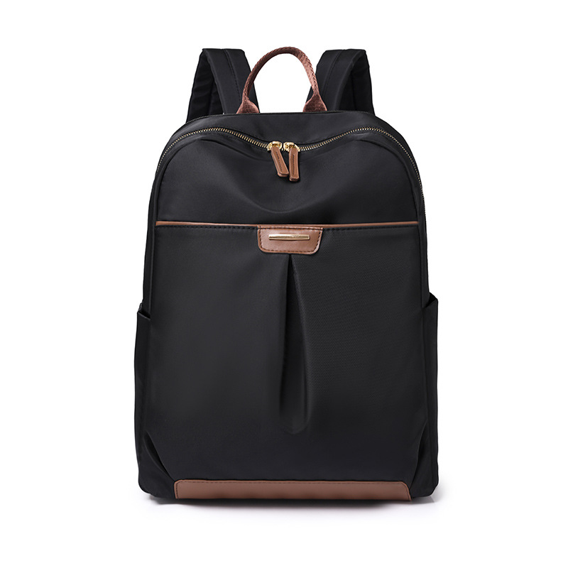 Mochila de computadora de gran capacidad para mujeres 2024 nueva casual contraste color viaje al aire libre mochila de viaje ligero al por mayor