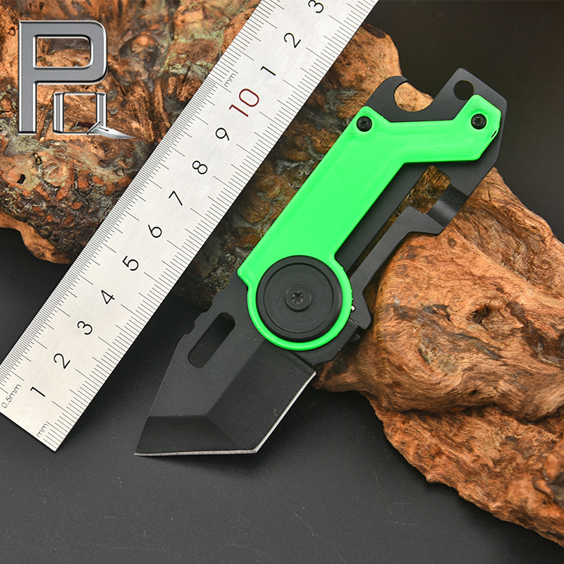 不锈钢折叠刀野营随身刀 多功能求生折刀户外小刀 求生户外刀具
