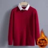 Burgundy, fleece