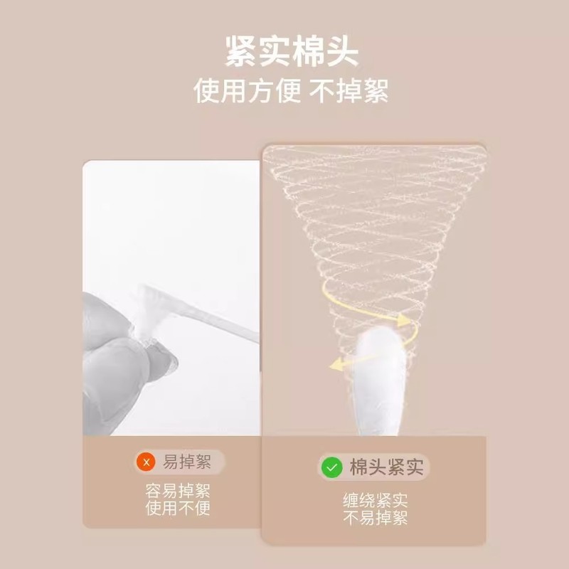 使い捨て綿棒、両頭脱脂メイク落とし綿棒、個別包装、携帯用綿棒、シングルパック、卸売|undefined