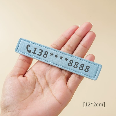Car Mobile Phone Moving Card | Nömrəli dayanma kartı - blue-medium-please-note-the-number