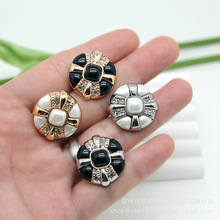 源头厂家 高档金属合金纽扣大衣风衣皮衣皮草扣子百搭装饰扣外套