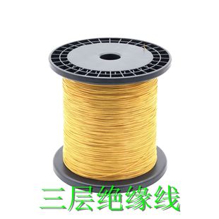 Multi-strand 0.10*200 Teflon three-layer insulated wire MIW-F high voltage electromagnetic wire Litz wire wholesale