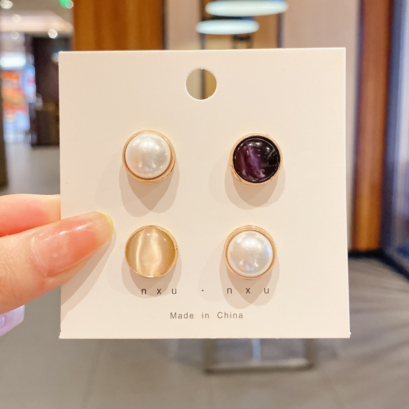 Camisas fijas, botones de collar sin marcas, antifluorescencia, broches de succión magnética, 2025 nuevos accesorios sin perforación.