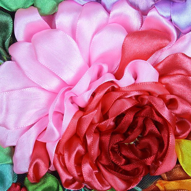 Oujin nianhua cinta bordado fábrica impresión en color directo colgando pintura bulliciosa impresión en color sala de estar entrada pintura decorativa