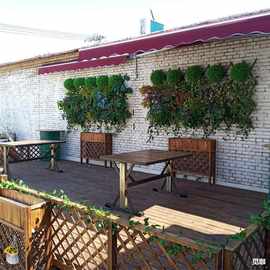 花园庭院子露台室外木板户外碳化实木地板阳台休闲防水防腐木平台