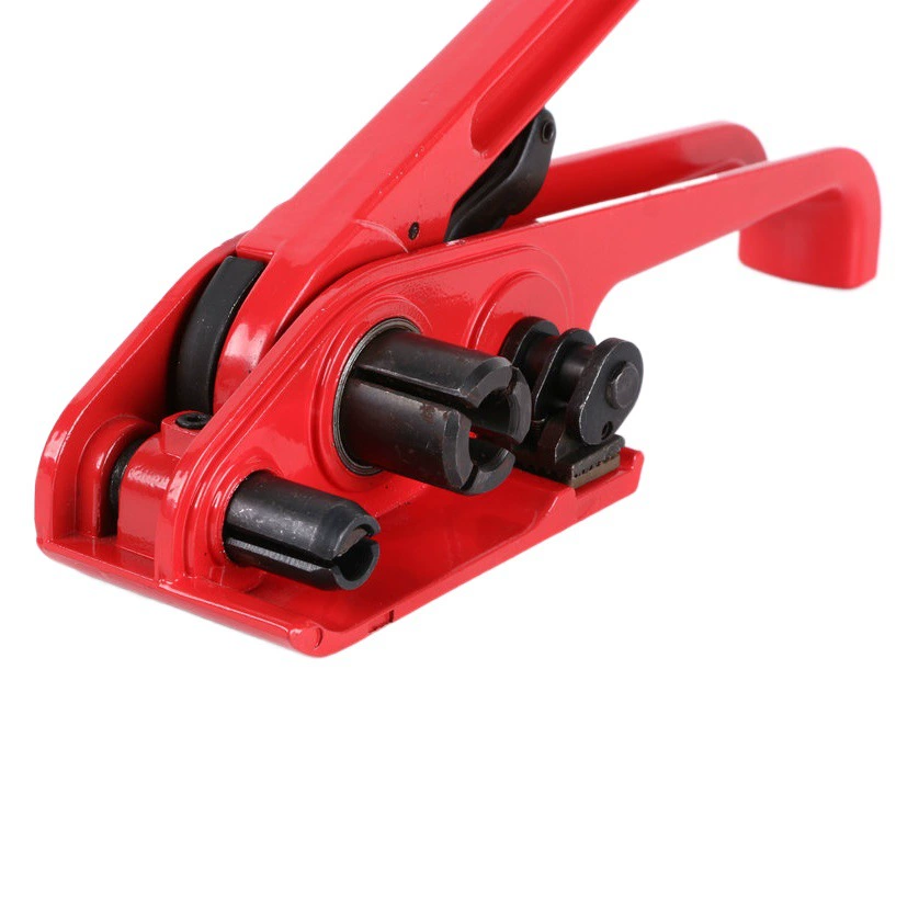 Ручной натяжитель для обвязочной машины. Встроенный натяжитель для стальной ленты из ПЭТ-пластика. Ручной натяжитель. Обвязочная машина для упаковки ленты из полипропилена.