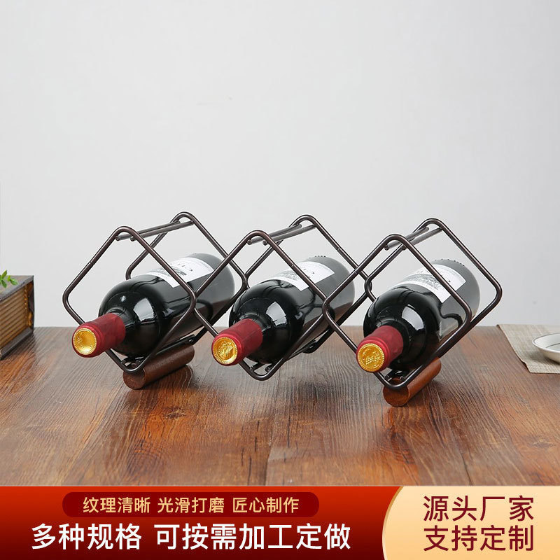 Wine Rack simple iron wine rack advanced wine display rack household wine cabinet wine rack