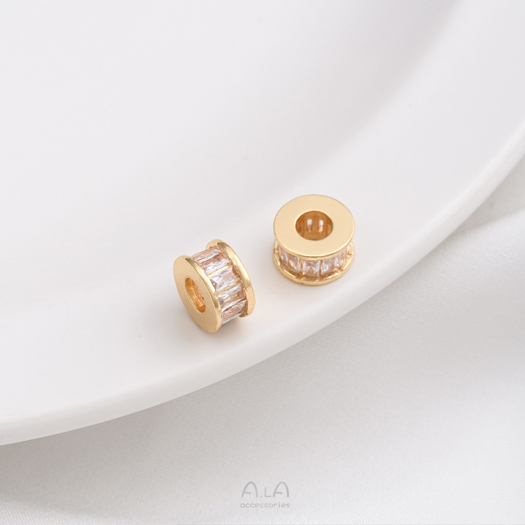 3g Weight Spacer Bars Jewelry Making Type 6.5.* 5mm, 7 * 3mm, 8 * 4mm Jewelry Making Size 14K Gold Plated Plating Material Zircon Inlay Material DIY Jewelry Accessories Classification 1 Piece Quantity Copper Material Geometric, Solid Color Pattern Polished Finish Inlay Design Casual, Simple Style Style 1 Piece 6.5.* 5mm 7 * 3mm 8 * 4mm Copper Zircon 14K Gold Plated Geometric Solid Color Polished Spacer Bars 6