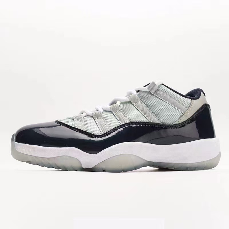 Zapatillas Putian AJ11 Starry Sky Big Devil Slam Dunk, de caña alta y baja, deportivas, casuales, versátiles, unisex, en negro y rojo.