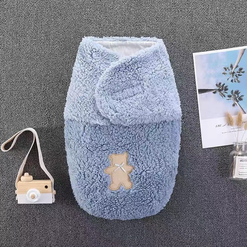 Bebé abraza bolsa de dormir otoño-invierno engrosado frío y cálido recién nacido paquete de salida - mes