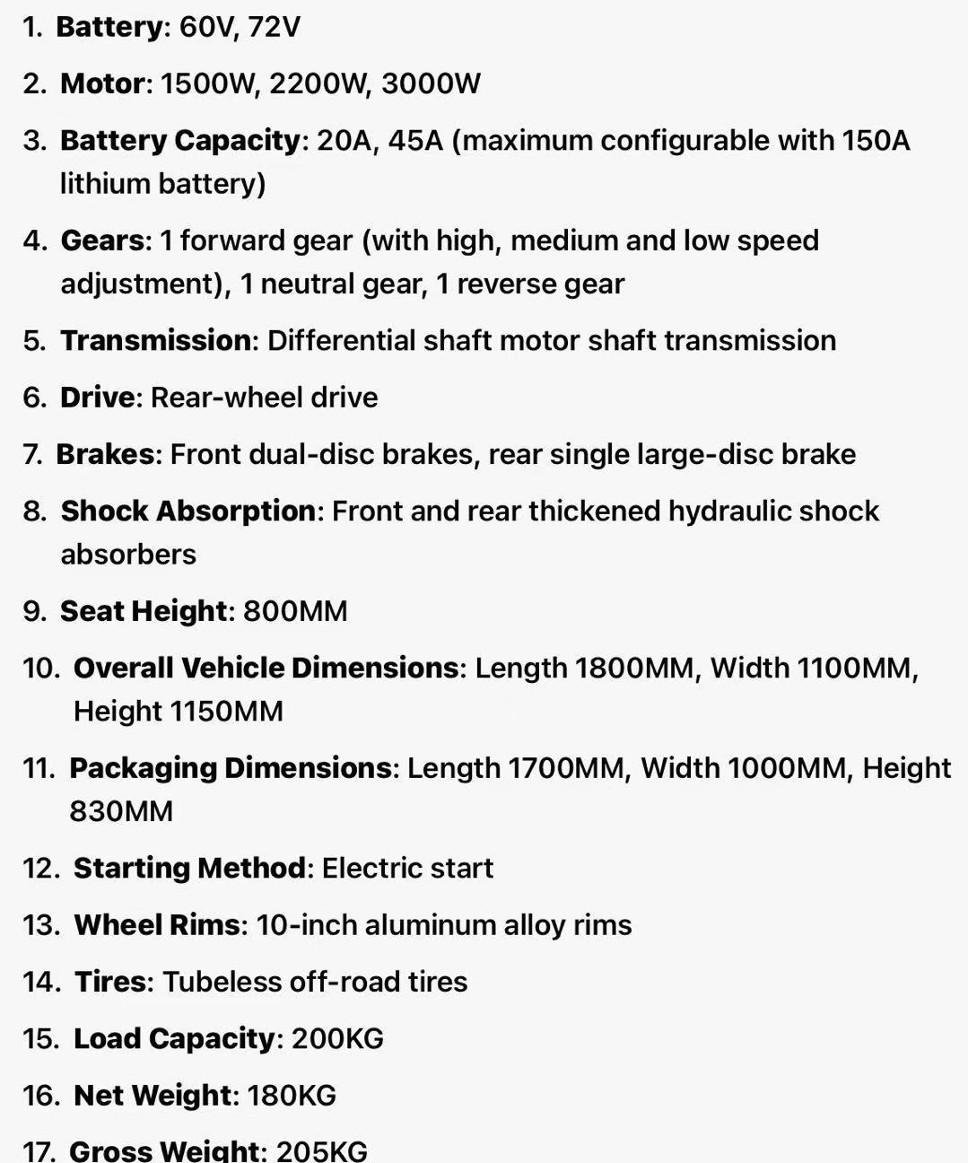 Electric War God Atv All-Terrain Mountain Atv Off-Road Beach Vehicle Adult Four-Wheel Off-Road Motorcycle