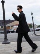 <现货>正确版本BL家23款涂鸦西装裤定织定染面料ov