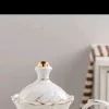 Swan white pot lid