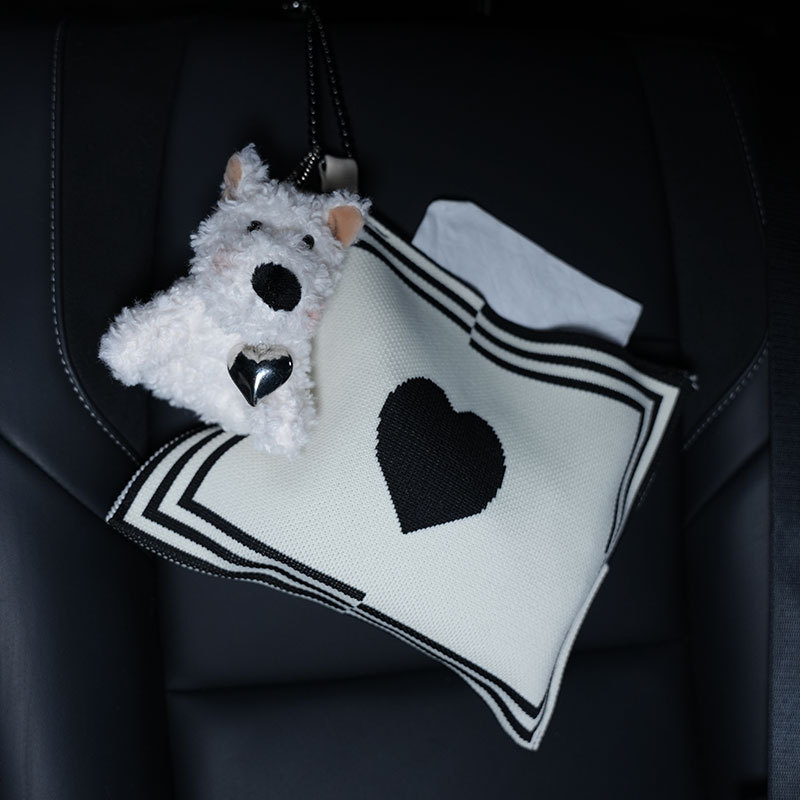 Biqi Bixing – Hanging Car Interior Car tissue box/set - love-version-big-love-west-highland