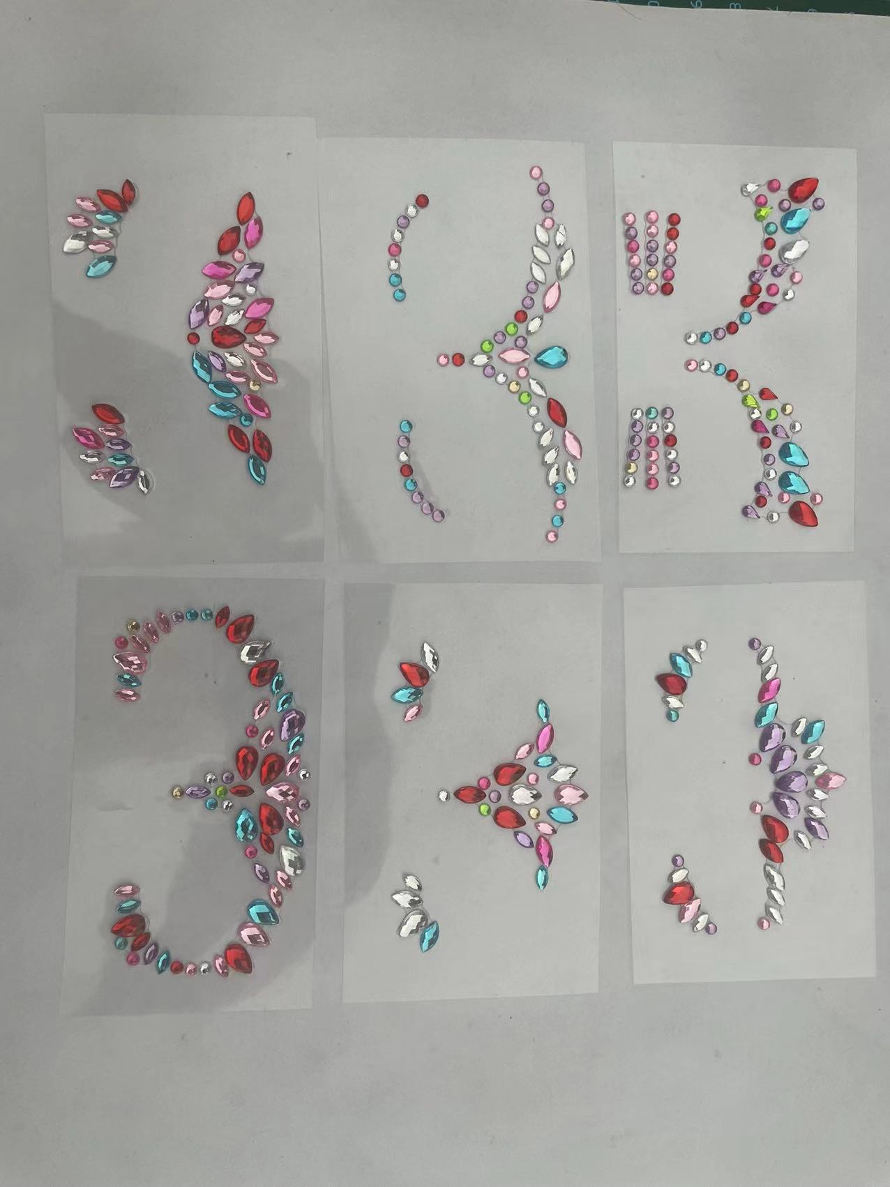 Six customized mixed packages for customers (excluding paper cards)