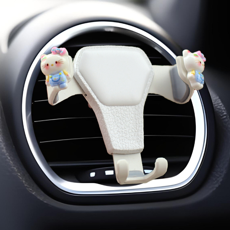 Lindo gancho de gatito asiento de coche portátil femenino gancho de remolque trasero gancho de coche gancho de coche gancho de respaldo de coche