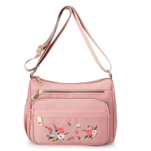 2024 New Women's Bags Personalized Embroidered Bags Women's Crossbody Bags Oxford Shoulder Bags Manufacturers Wholesale Mom Casual Bags