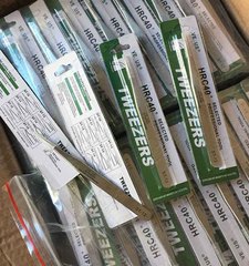 批發精密ST不鏽鋼鑷子 尖頭 圓頭 彎頭 ESD防靜電黑鑷子 珠寶夾