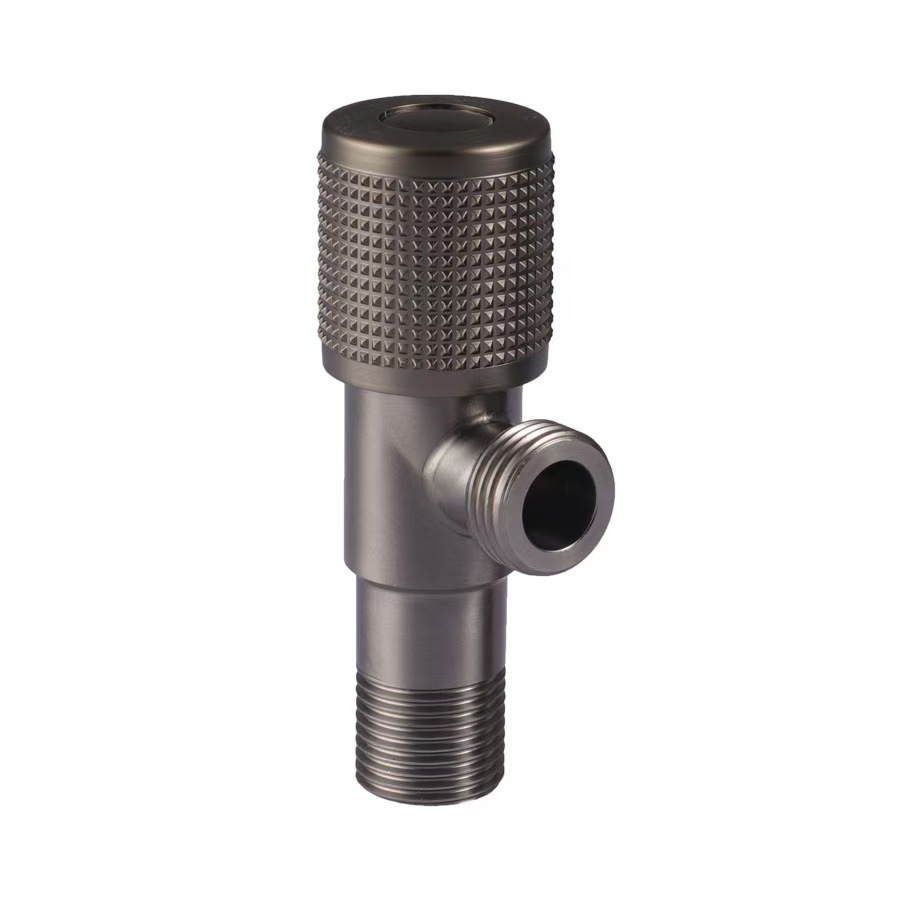 총 회색 리치 휠 앵글 밸브