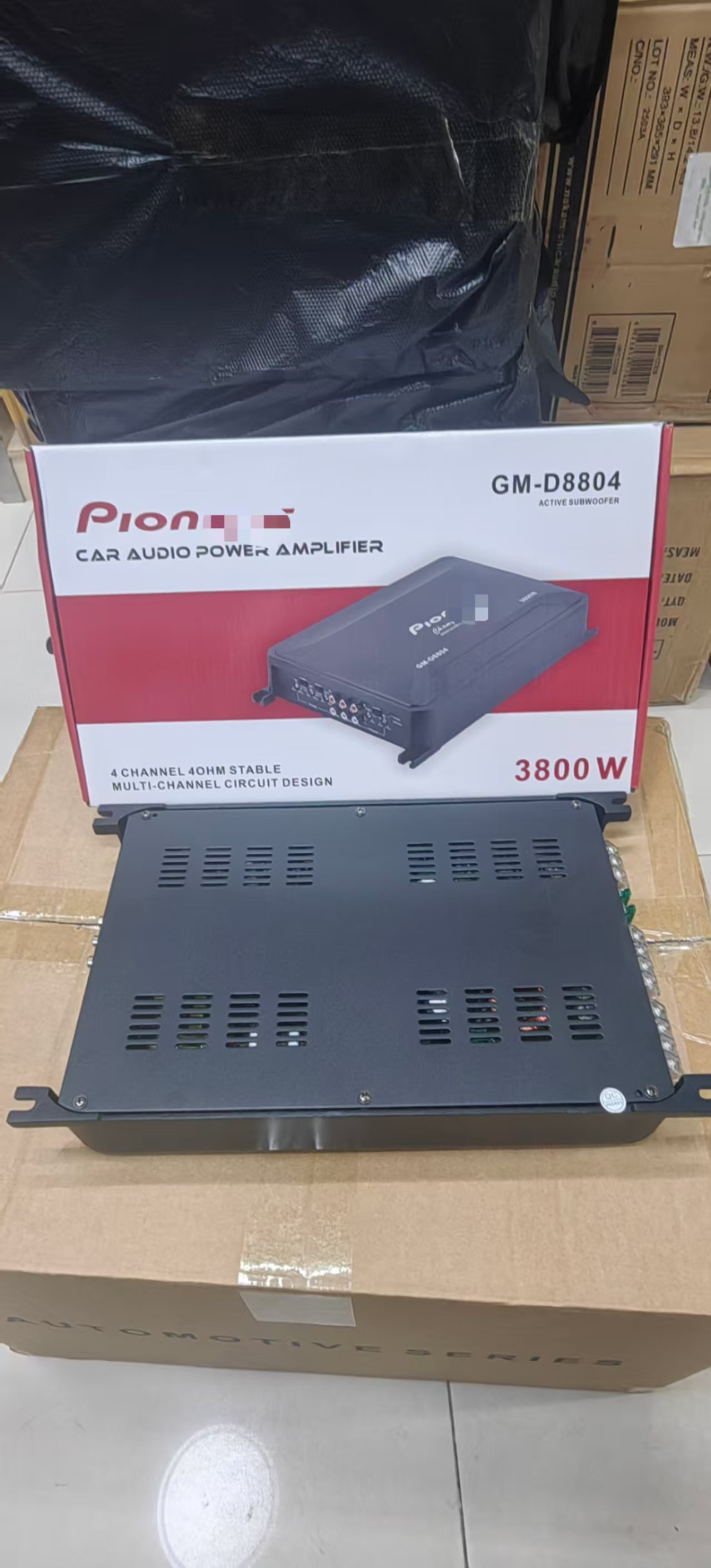 Pioneer Four-Way Car Amplifier Four-Channel High-Power Four-Door Speaker Car Amplifier Subwoofer