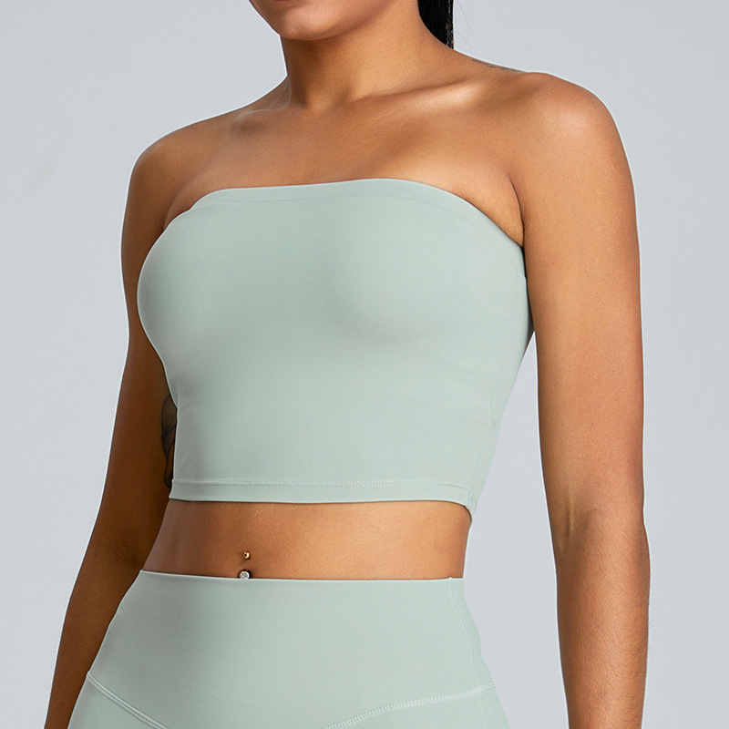 Primavera y verano nuevos sujetadores de yoga femeninos, ropa de yoga de moda, chaleco de acondicionamiento físico, ropa interior deportiva.
