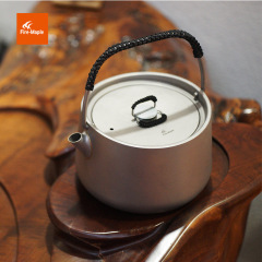 火楓戸外般若純チタンティーポット湯沸かし器工夫茶器コーヒーポット軽量化お茶1l