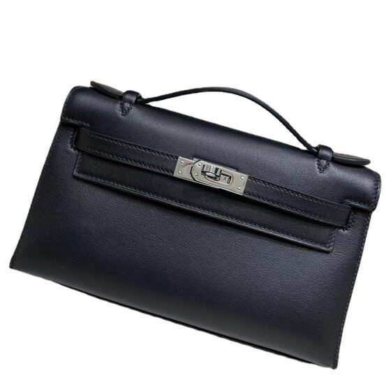 New Generation Kelly Bag Swift Cowhide Kelly Handbag Mini Chain Bag Shoulder Bag Women's Bag