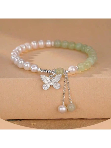 Green Liu Su Butterfly Bracelet#SZ445