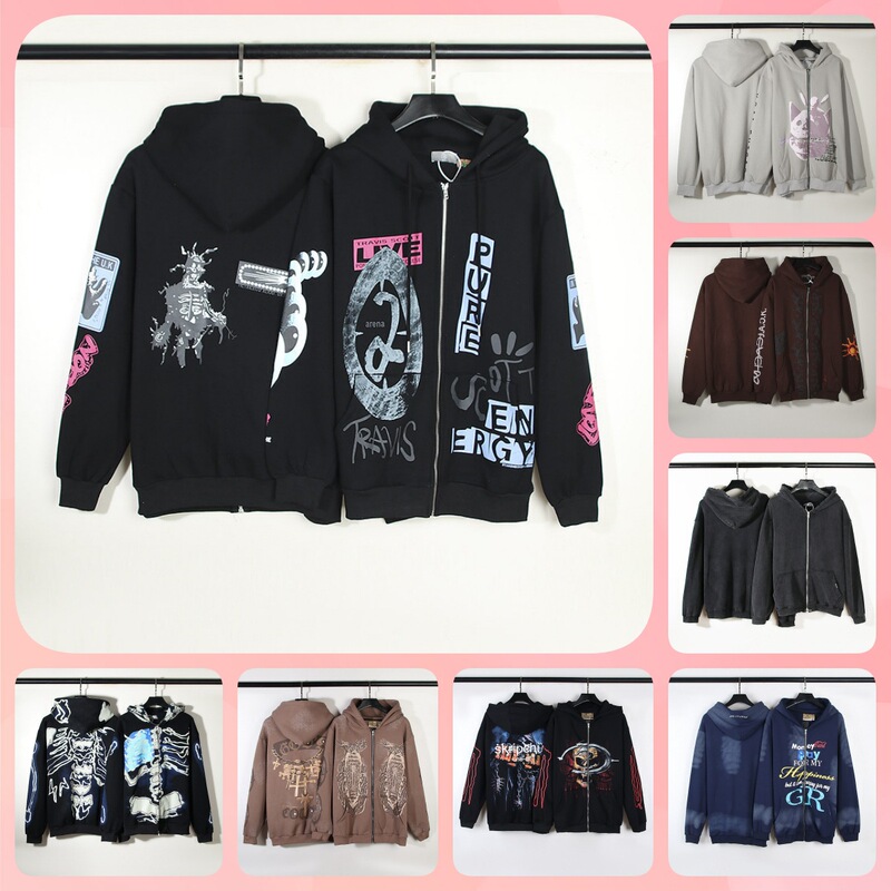 2026 new autumn and winter hooded sweatshirt, loose and casual, vintage washed and distressed, American retro style, niche trendy brand