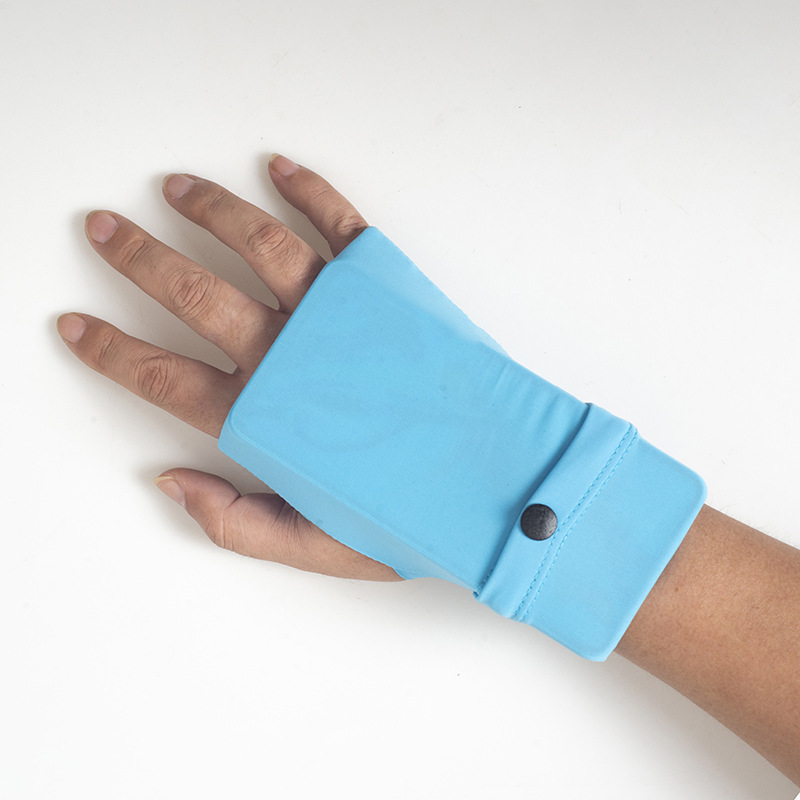 Nueva moda deportes brazo bolsa al aire libre correr teléfono móvil bolsa hombres y mujeres corriendo maratón bolsa de mano guante de seda de hielo bolsa