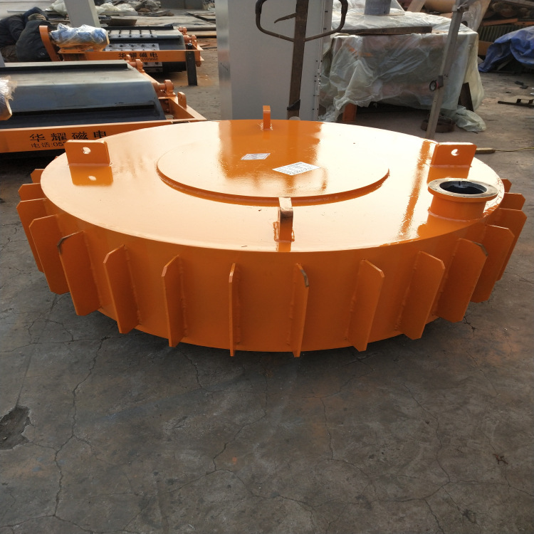 现货干式吊挂式电磁除铁器 矿山圆盘式电磁除铁器设备