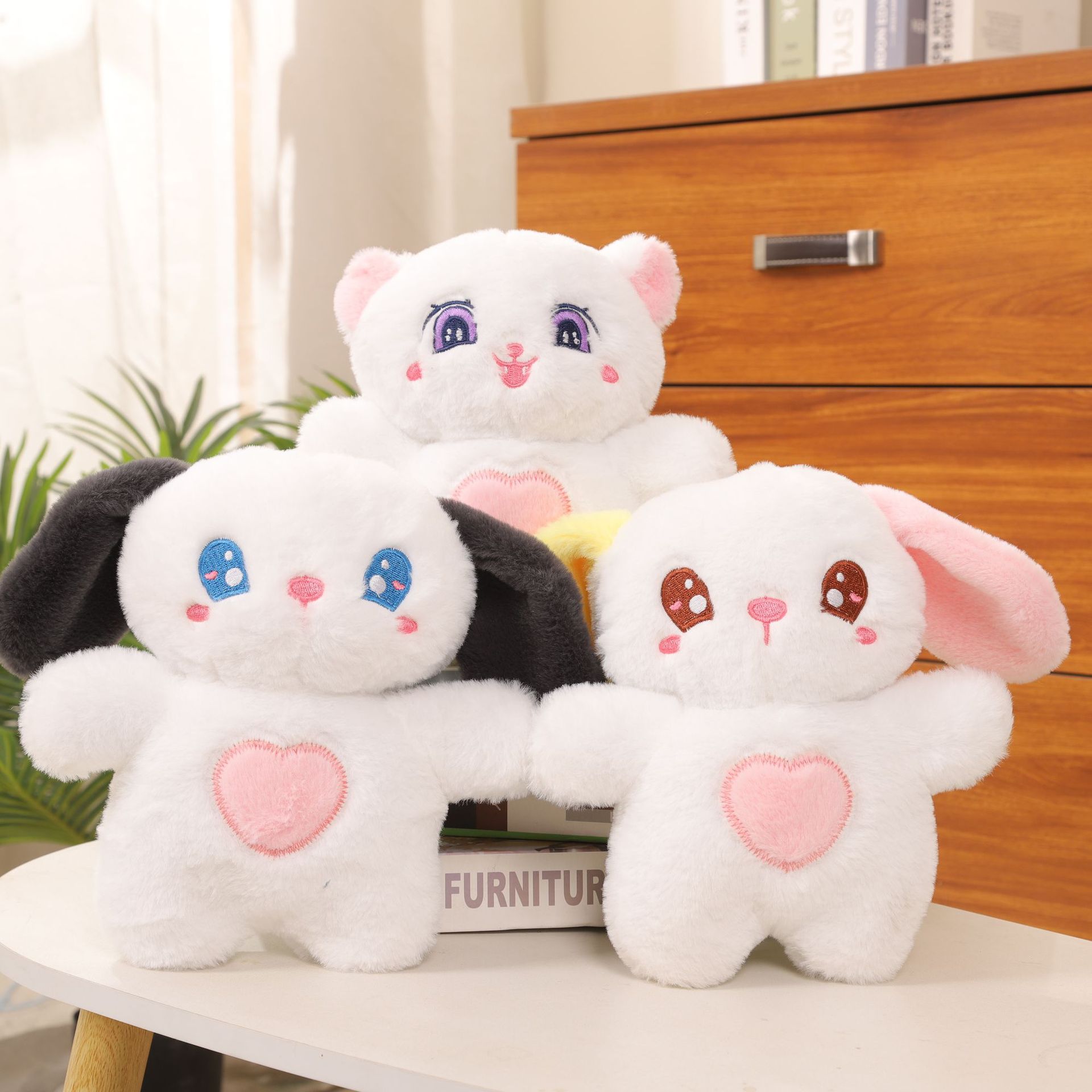 Muñecas de agarre al por mayor de fábrica, puestos de boda, flujo de regalos, muñecas de la ciudad de videojuegos, juguetes de peluche de ocho pulgadas